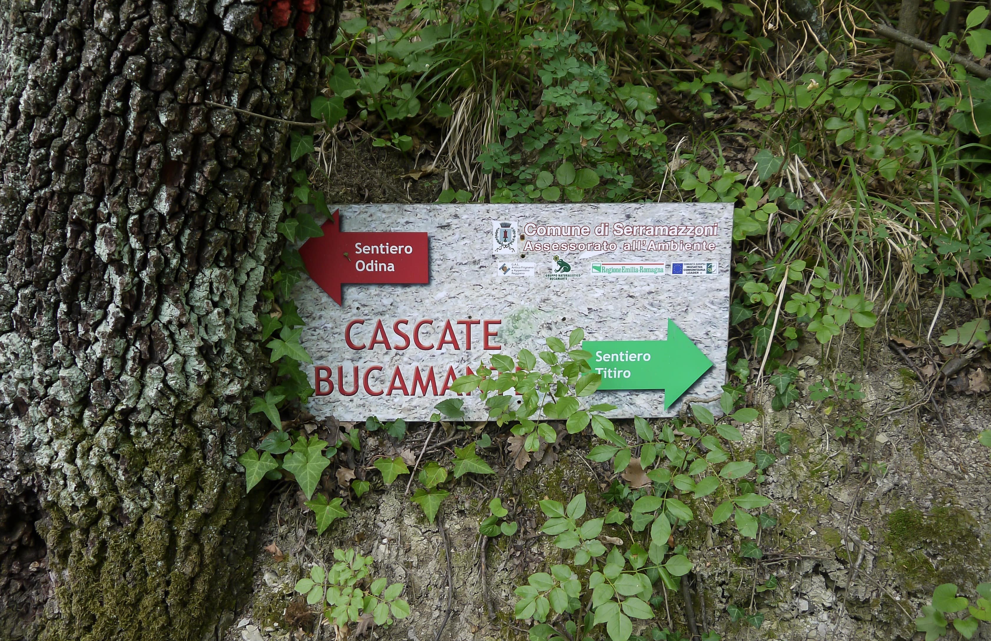 Visitare le cascate di Bucamante